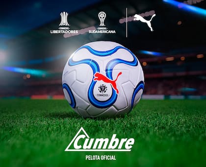 Cumbre, la pelota oficial de la Libertadores y la Sudamericana 2026