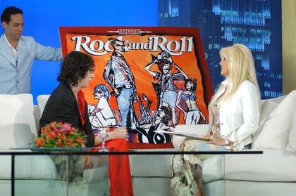 Cumpleaños. En octubre de 2003, Charly García festejó en el piso junto a Susana