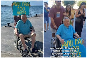 Cumplió 100 años y lo festejó a lo grande