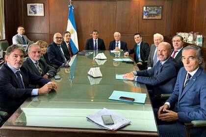 Cúneo Libarona en reunión con los jueces de la Cámara de Casación Penal Federal