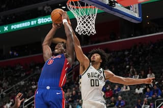 Cunningham y Duren lideran a los Pistons en victoria 124-112 sobre los Bucks