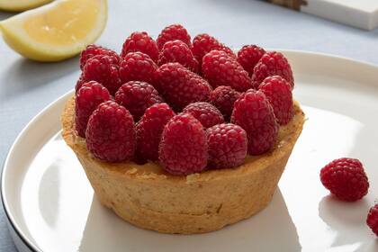 Curd de limón y frambuesas, una de las especialidades de la Juliana.