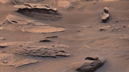 Curiosity encontró una roca con forma de pato en Marte