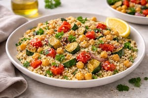 Cuscús con vegetales asados
