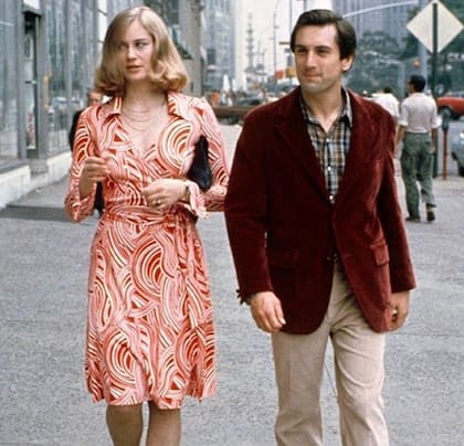 Cybill Shepherd y Rober De Niro en Taxi Driver