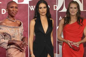 Cynthia Erivo, Lea Michele y Brooke Shields, en la alfombra roja de los premios Tony