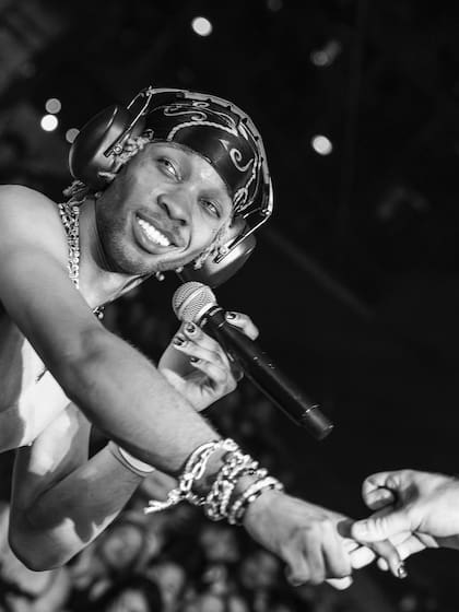 D4vd durante uno de sus shows