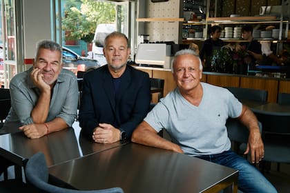 Dady Brieva, Chino Volpato y Miguel del Sel conversaron con LA NACION en Avío, un nuevo local gastronómico en Palermo @avio.bsas