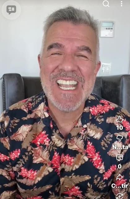 Dady Brieva invitando a su presentación en RCT