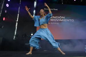 El estallido energético de Dafne Schilling en el Bienestar Fest