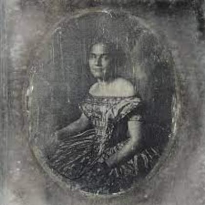 Daguerrotipo de Manuelita, uno de los primeros que se hicieron en el país por John Elliot