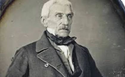 Daguerrotipo de San Martín a los 70 años