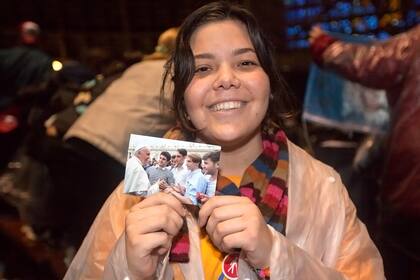 Daisy Rapp, una de las voluntarias que estuvo en el encuentro con argentinos del papa Francisco
