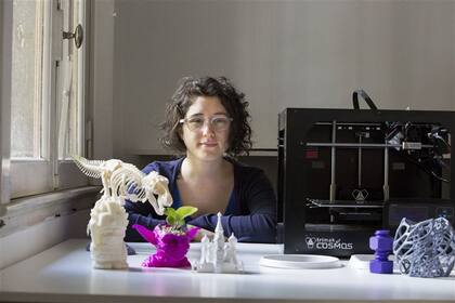 Dalia Drajnudel, responsable de la parte de educación de Trimaker, apuesta a las impresoras 3D