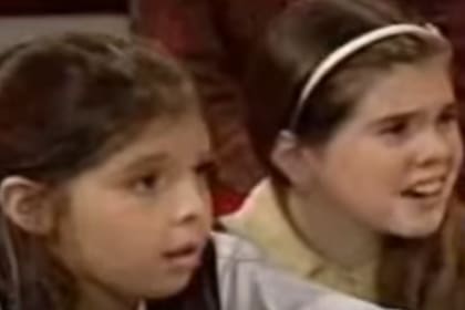 Dalma Maradona en una escena del programa Cebollitas