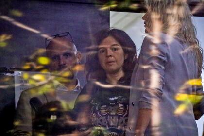 Dalma Maradona se hizo presente en los tribunales de San Isidro para acompañar a su hermana Gianinna que declara como testigo