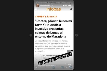 Dalma y Gianinna Maradona cargaron contra Leopoldo Luque por la muerte de Diego