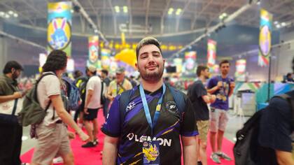 Damián Fernández Urroz en el Mundial de Pokémon 2023