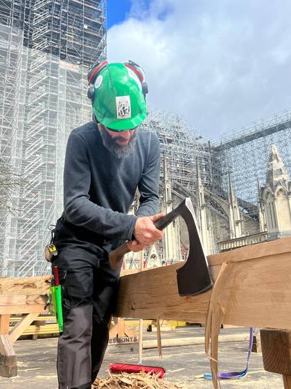 Damián Pinardi cuenta que el trabajo de reconstrucción se volvió muy intenso y demandante