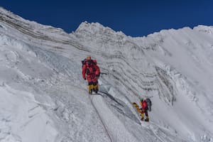 Damián y Willie Benegas dos experimentados escaladores profesionales, que guiaron expediciones al Everest