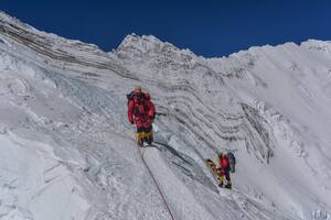 Damián y Willie Benegas en el Everest
