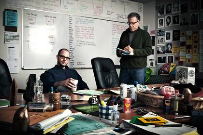Damon Lindelof junto a Carlton Cuse, los dos grandes responsables de Lost