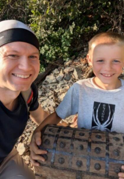 Damon y Ty Johnson, los dos ganadores de la quinta edición de la búsqueda del tesoro en Utah