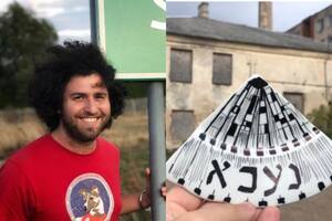 Dan Lande es argentino y tiene el proyecto La Ruta de las bobe