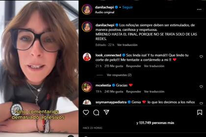 Dani La Chepi hizo un fuerte descargo sobre el comentario que le hicieron a su hija (Captura Instagram @danilachepi)