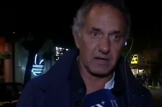 La reacción de Scioli al ser consultado por las denuncias contra la AFA y “Chiqui” Tapia