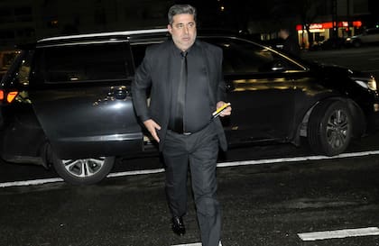 Daniel Angelici llegando al evento