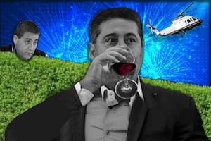 La peculiar fiesta de fin de año de Angelici en su casa lindera a la mansión de la AFA