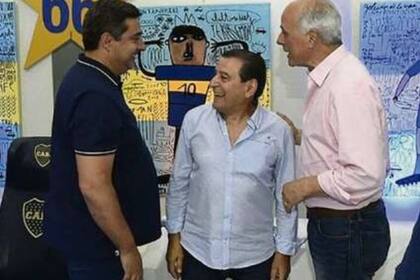 Dirigentes con pasado en Boca: Daniel Angelici, César Martucci y Enrique Nosiglia