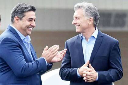 Daniel Angelici y Mauricio Macri 