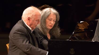 Daniel Barenboim y Martha Argerich, concierto en Alemania