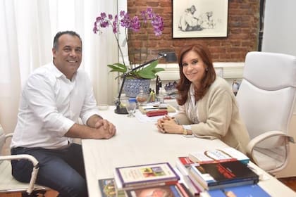 Daniel Capitanich con Cristina Fernández de Kirchner