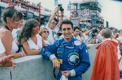 Daniel Ducruet en el circuito de Francorchamps, Belgique, en julio de 1995. Allí mismo, un año después, conocería a Fily Houtteman, con quien protagonizaría un escándalo inolvidable -e imperdonable- para la familia Grimaldi. (Photo by Marc DEVILLE/Gamma-Rapho via Getty Images)