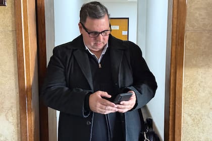 Daniel Garbellini, en los tribunales de Retiro