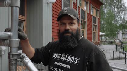 Daniel Hessarp, residente de Karlstad, se encuentra entre la mayoría de los suecos que dicen estar preocupados por la delincuencia