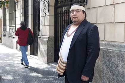 Daniel Huircapan. Miembro del pueblo Gününa A Küna