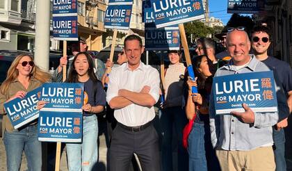 Daniel Lurie anunció su candidatura en septiembre de 2023