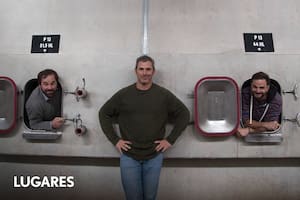 Tres amigos y una bodega construida con chatarra que nació de casualidad