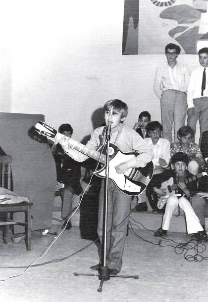 Daniel Melero, el comienzo de un artista en su escuela