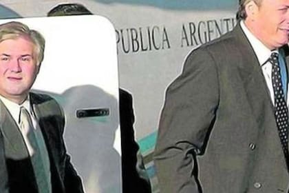 Daniel Muñoz y Néstor Kirchner