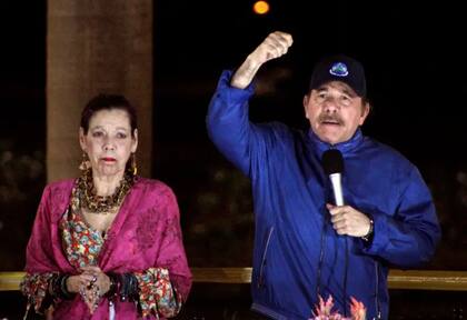Daniel Ortega y su esposa y vicepresidenta, Rosario Murillo, mantienen un férreo control de la agenda política en Nicaragua