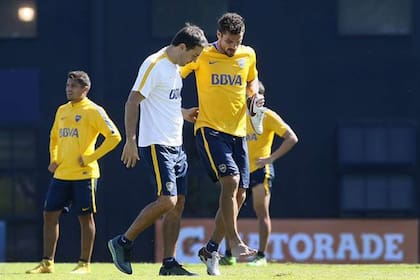 Osvaldo se retira lesionado del entrenamiento