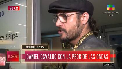 Daniel Osvaldo estalló contra LAM en plena entrevista