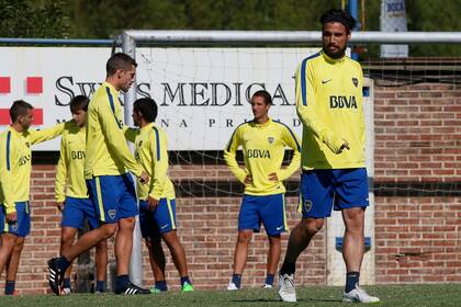 Daniel Osvaldo se prepara para ser titular en Boca