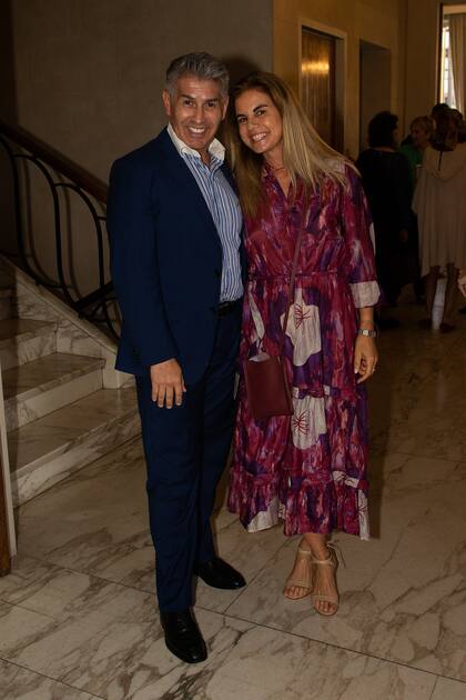 Daniel Ozán y Carolina Arana.