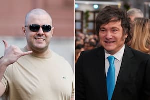 Milei visita al Gordo Dan, el principal propagandista del Gobierno, y convoca a su militancia